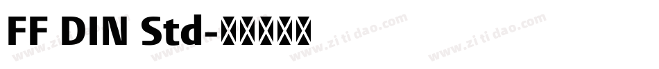 FF DIN Std字体转换